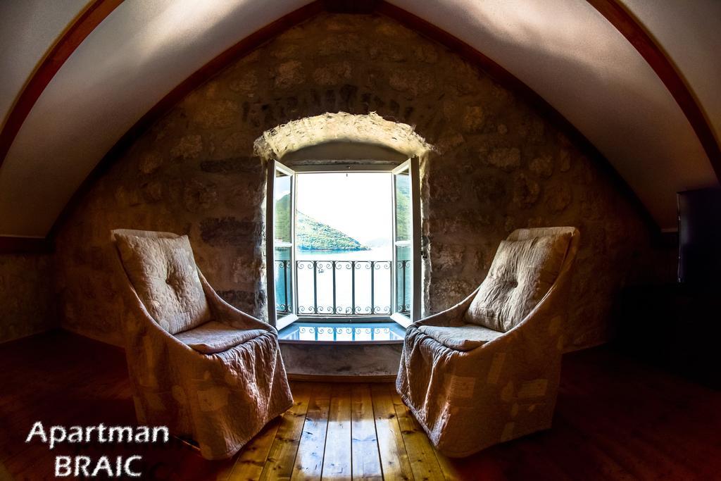 Apartment Waterline Perast Exterior foto