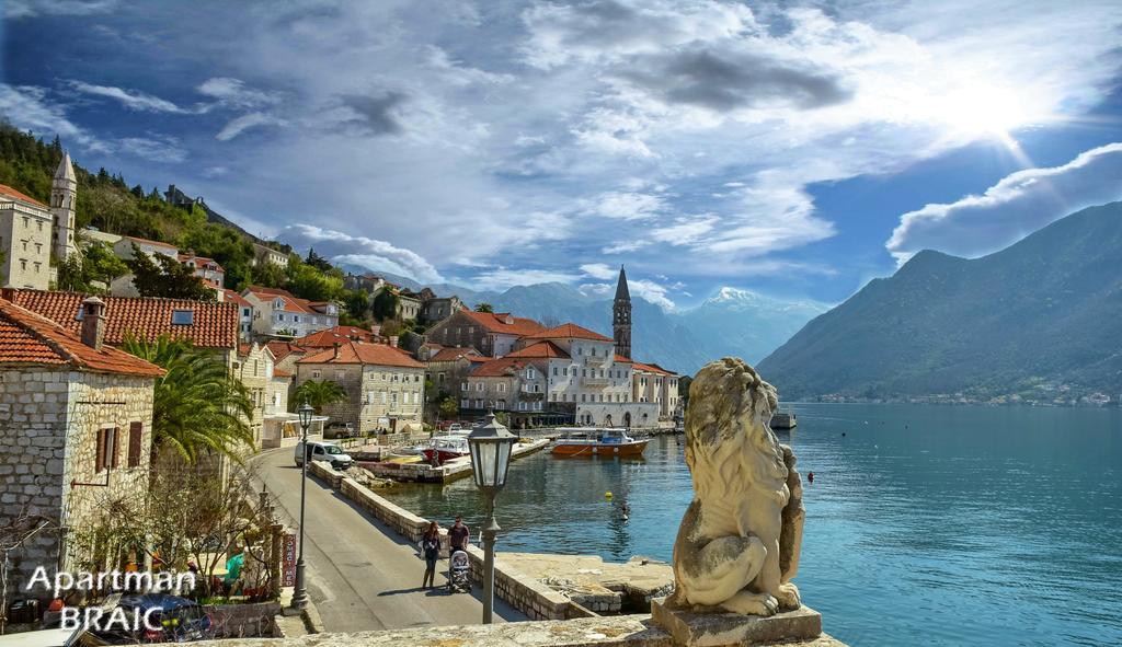 Apartment Waterline Perast Exterior foto